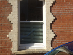 Cantuaria Stonemasons Project - Refurbished Brick Window - Project